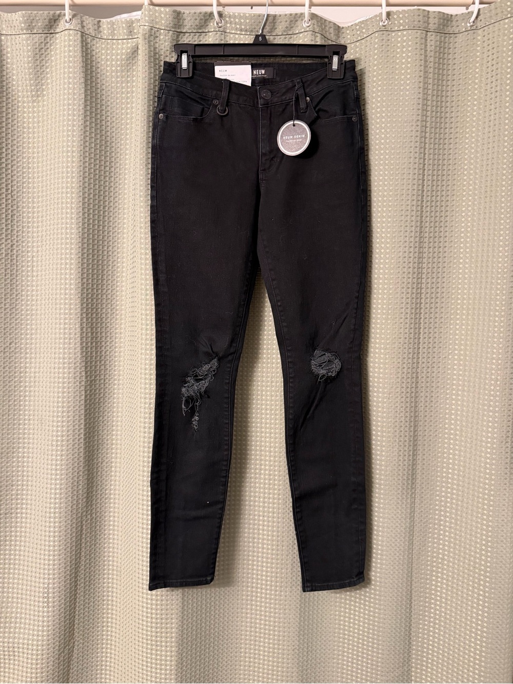 Neuw Black Ripped Skinny Jeans